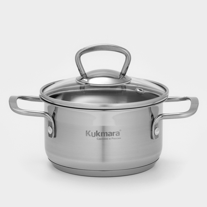 Кастрюля ORION, 1 л, d=14 см, стеклянная крышка, капсульное дно, индукция Кастрюля ORION, 1 л, d=14 см, стеклянная крышка, капсульное дно, индукция