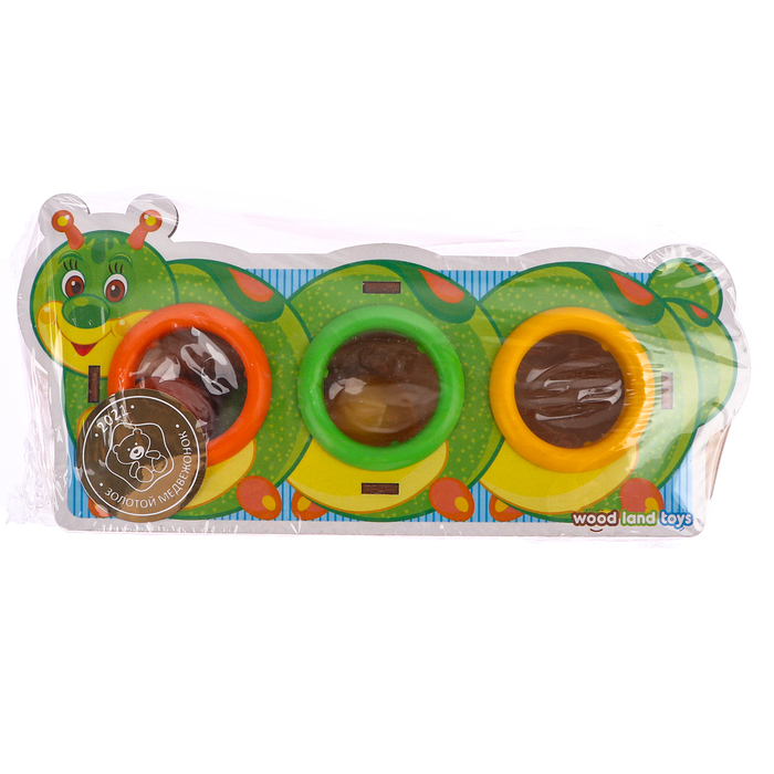 Стучалка-сортер «Гусеница», с молотком, МИКС Стучалка-сортер «Гусеница», с молотком, МИКС