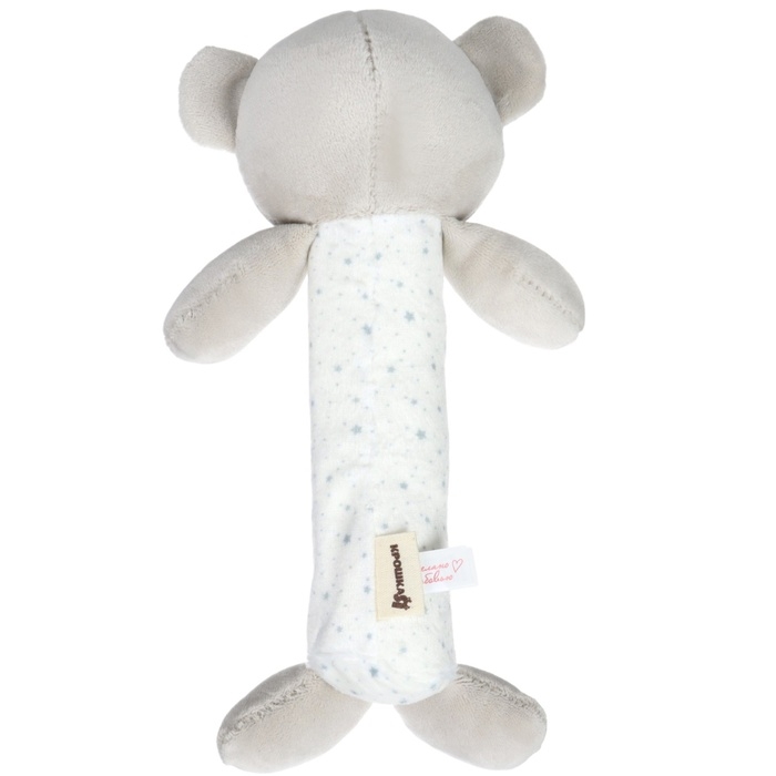 Пищалка - погремушка «Серый мишка», Крошка Я Пищалка - погремушка «Серый мишка», Крошка Я