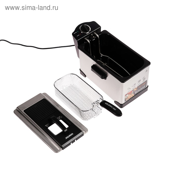 Фритюрница Centek CT-1431, 1800 Вт, 3.5 л, серебристая Фритюрница Centek CT-1431, 1800 Вт, 3.5 л, серебристая