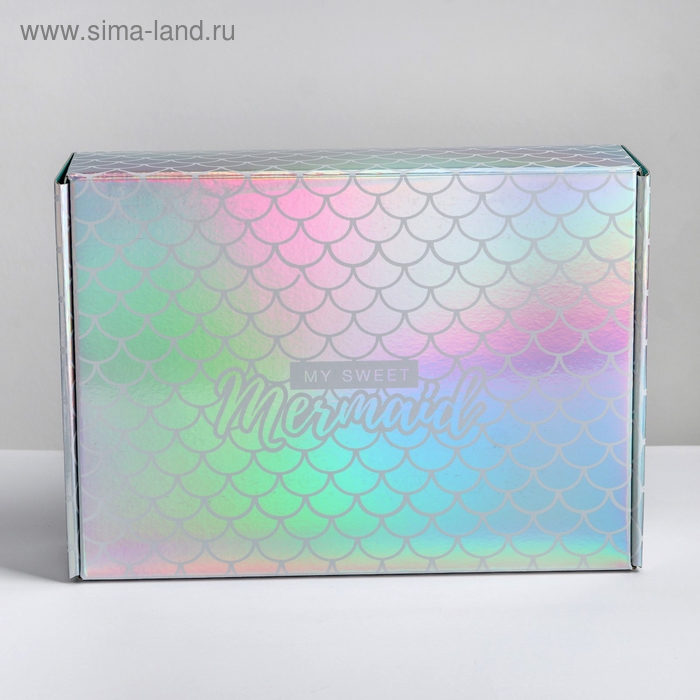 Коробка подарочная складная, упаковка, «My sweet Mermaid», 30,5 х 22 х 9,5 см Коробка подарочная складная, упаковка, «My sweet Mermaid», 30,5 х 22 х 9,5 см