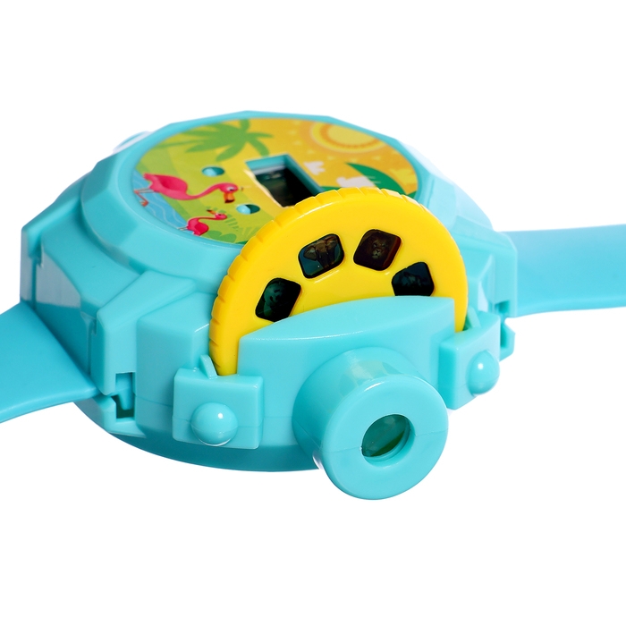 Часы-проектор «Животные», световые эффекты, 24 картинки, цвет голубой Часы-проектор «Животные», световые эффекты, 24 картинки, цвет голубой