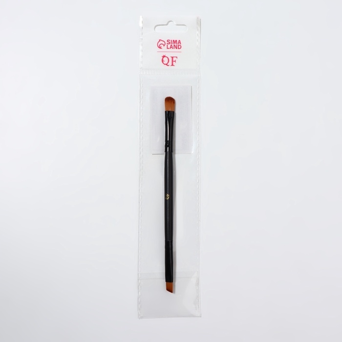 Кисть для макияжа, двусторонняя, 13,5 (+/- 1) см, цвет чёрный Кисть для макияжа, двусторонняя, 13,5 (+/- 1) см, цвет чёрный