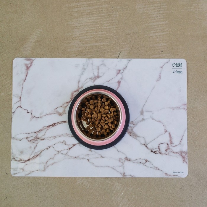 Коврик под миску «Камень», 43х28см Коврик под миску «Камень», 43х28см