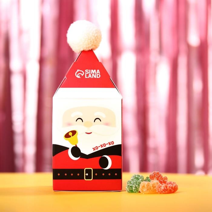 Новый год! Мармелад в коробке «С Новым годом» в форме мишек, 100 г. Новый год! Мармелад в коробке «С Новым годом» в форме мишек, 100 г.