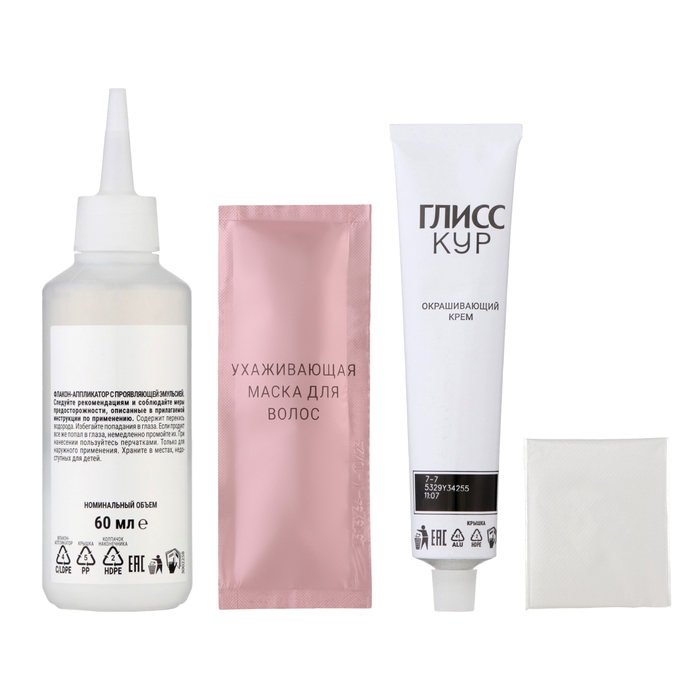 Краска для волос Глисс Кур натуральный медный 7-7, 143 мл Краска для волос Глисс Кур натуральный медный 7-7, 143 мл
