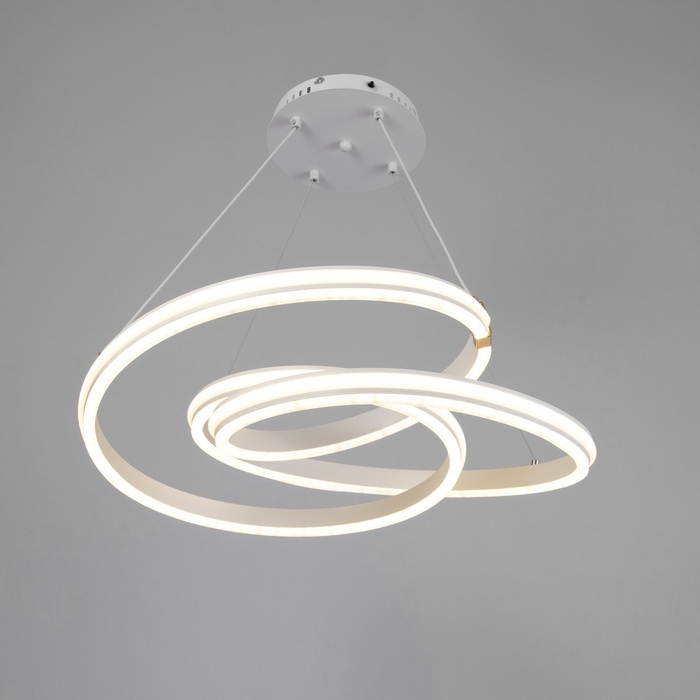 Светильник с ПДУ Светильник с ПДУ "Роули" LED 190Вт 3000-6000К белый 56х56х13-110 см