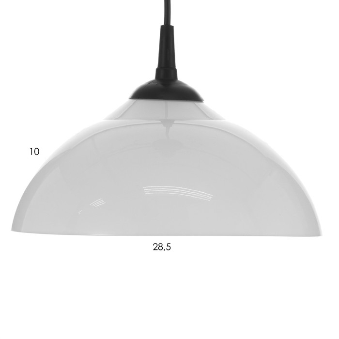 Люстра Люстра "Хоста" 1х15Вт Е27 МОДЕЛЬ: BR 00261 черный/белый 29х29х13см