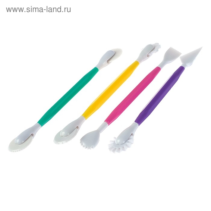 Набор инструментов для лепки из глины, пластилина, пластики, 4 штуки Набор инструментов для лепки из глины, пластилина, пластики, 4 штуки