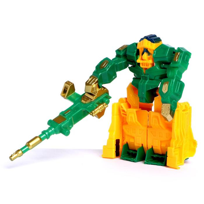 Набор роботов «Военная техника», трансформируется, 3 собираются в 1 робота