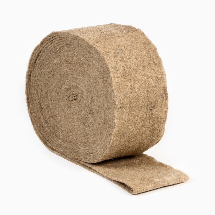 Джут межвенцовый утеплитель 5-8 мм*150мм, 20м Джут межвенцовый утеплитель 5-8 мм*150мм, 20м