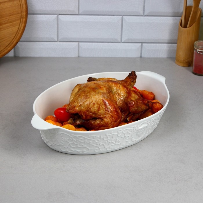 Форма для запекания Veronica, 3 л, фарфор, Иран Форма для запекания Veronica, 3 л, фарфор, Иран