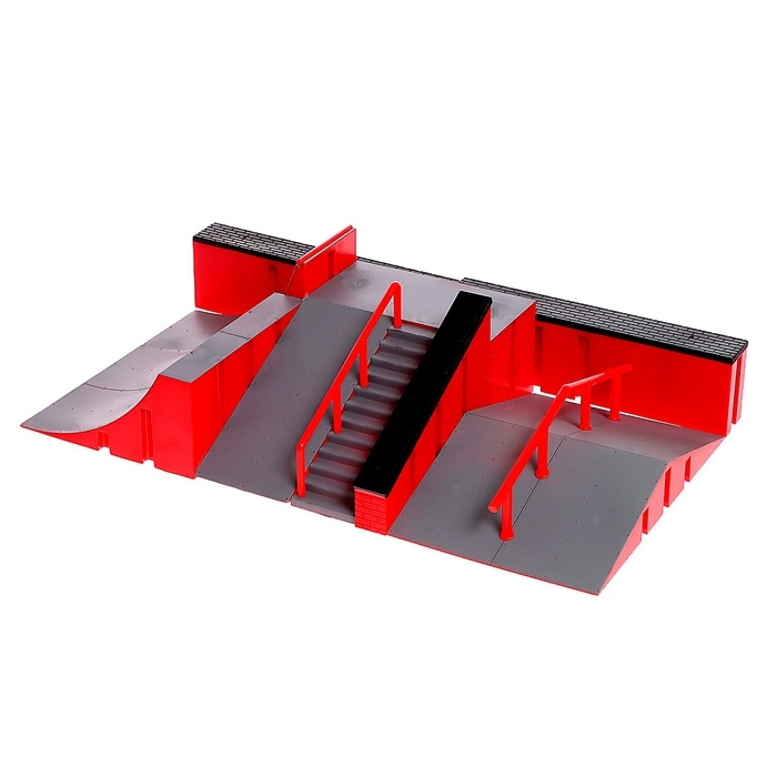 Набор скейт-парк «Экстремал», фингерборд и фингербайк Набор скейт-парк «Экстремал», фингерборд и фингербайк