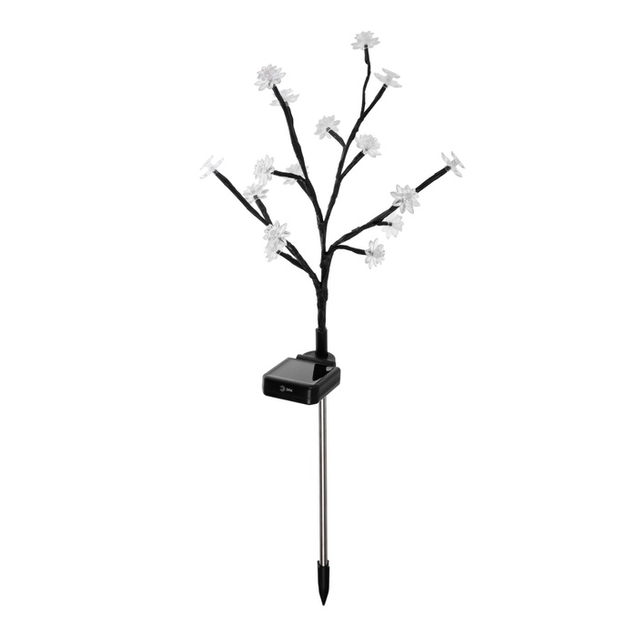 Светильник на солнечной батарее Светильник на солнечной батарее "ЭРА", "Сакура" 32 см, IP44, 16LED, 1реж, МУЛЬТИ