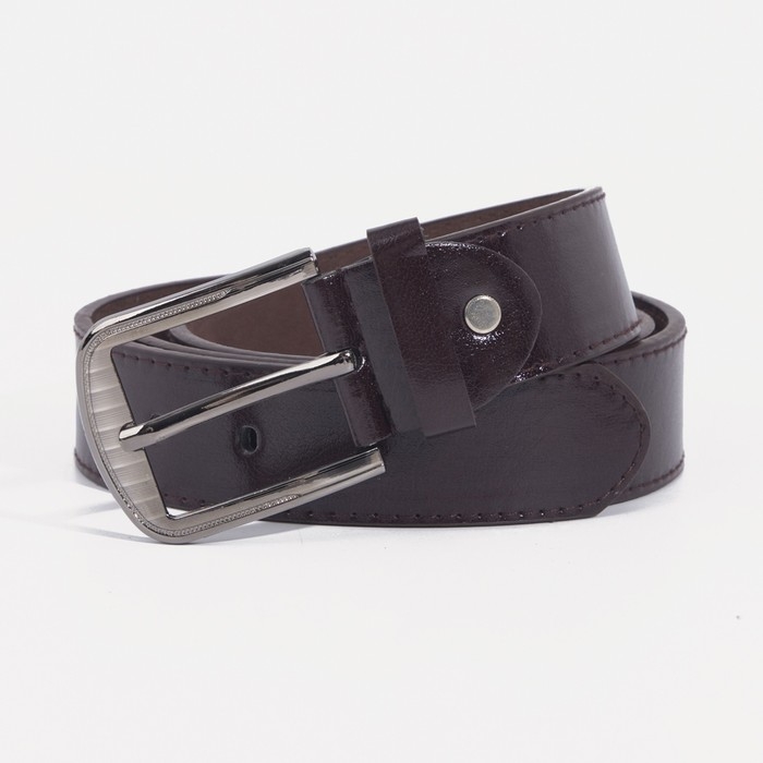 Ремень мужской, ширина 3,5 см, винт, пряжка металл, цвет коричневый Ремень мужской, ширина 3,5 см, винт, пряжка металл, цвет коричневый