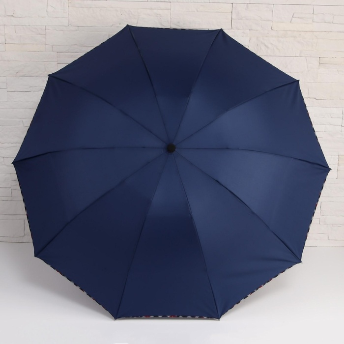 Зонт механический «Aлистер», 4 сложения, 10 спиц, R = 52/60 см, D = 120 см, цвет МИКС Зонт механический «Aлистер», 4 сложения, 10 спиц, R = 52/60 см, D = 120 см, цвет МИКС