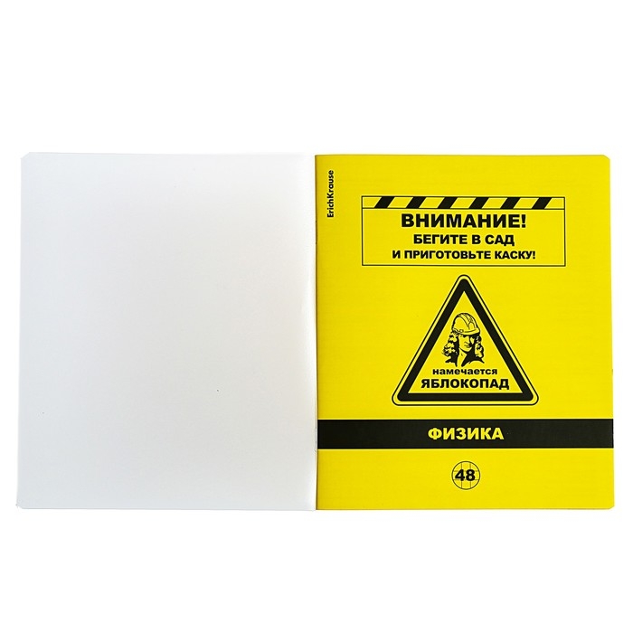 Тетрадь предметная ФИЗИКА, 48 листов в клетку, ErichKrause Be Informed, пластиковая обложка, шелкография, блок офсет 100% белизна, инфо-блок Тетрадь предметная ФИЗИКА, 48 листов в клетку, ErichKrause Be Informed, пластиковая обложка, шелкография, блок офсет 100% белизна, инфо-блок