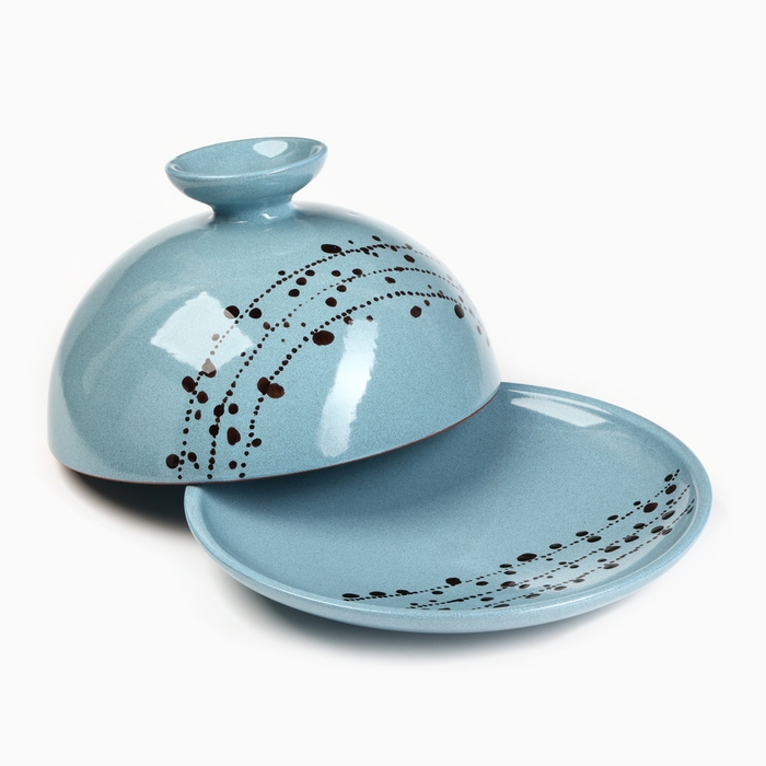 Блинница - хлебница  Блинница - хлебница "Застолье" 1,8л / 15х24см, блюз