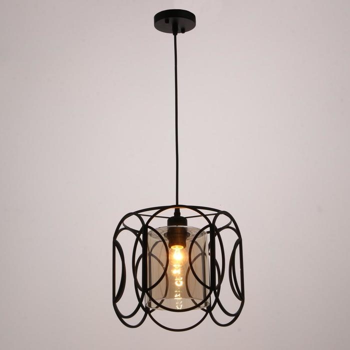 Светильник BayerLux 88327/1 E27 40Вт черный 26х26х23-123 см