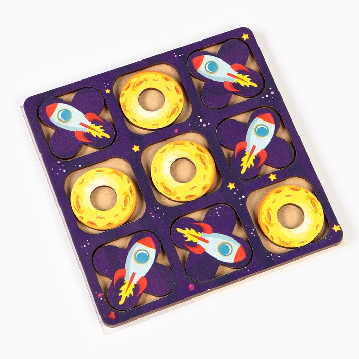 Настольная игра, развивающая  Настольная игра, развивающая "Космические крестики-нолики"