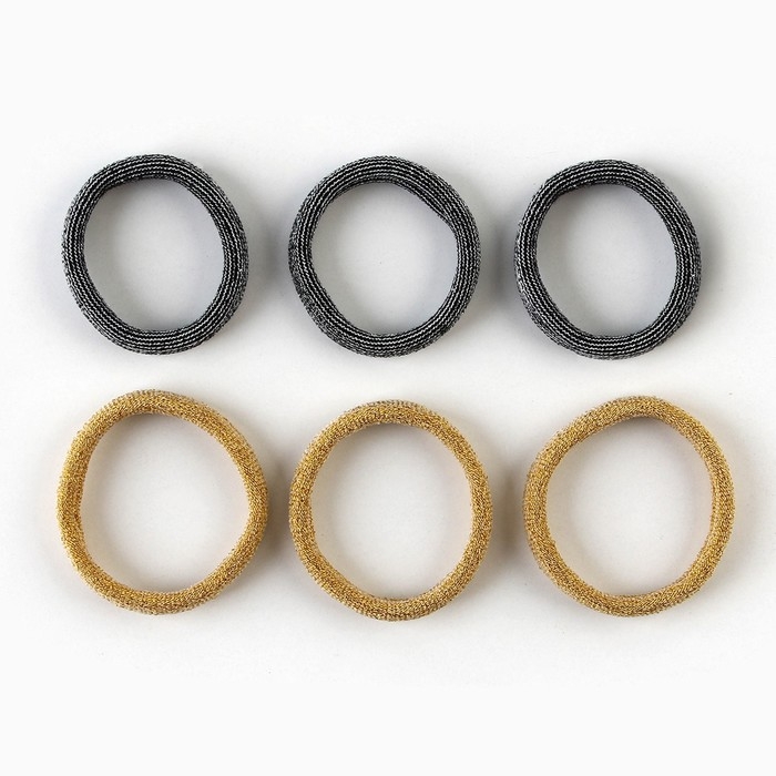 Резинки для волос новогодние «Время мечтать» на Новый год, набор 6 шт, d = 4 см Резинки для волос новогодние «Время мечтать» на Новый год, набор 6 шт, d = 4 см