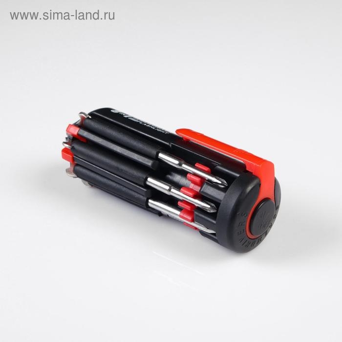 Фонарь многофункциональный, мультитул 8 в 1  Фонарь многофункциональный, мультитул 8 в 1 "Крутому мужику", 12 х 4 см, 3 ААА