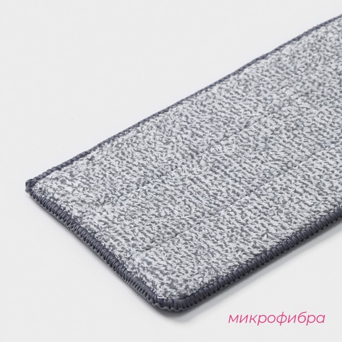 Насадка для швабры Доляна, на липучке, микрофибра, 32×12,5 см Насадка для швабры Доляна, на липучке, микрофибра, 32×12,5 см