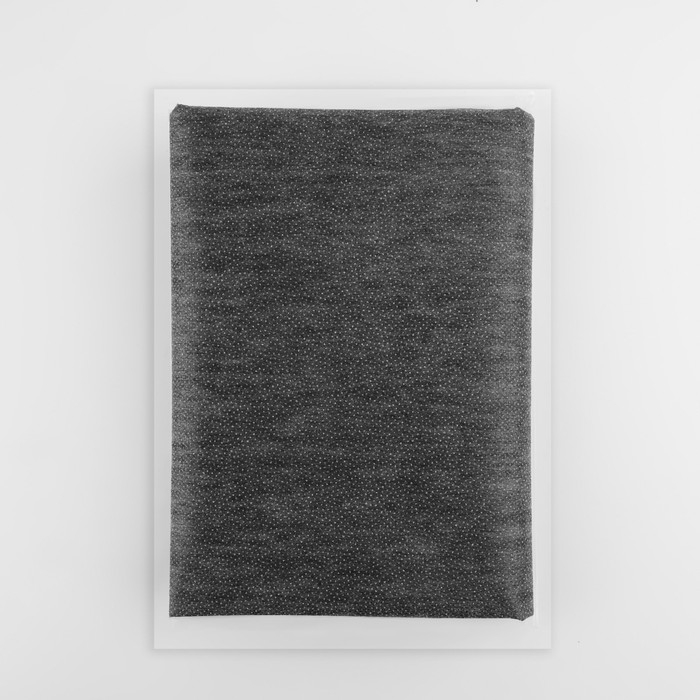 Флизелин клеевой, точечный, 30 г/кв.м, 90 см × 1 м, цвет графит