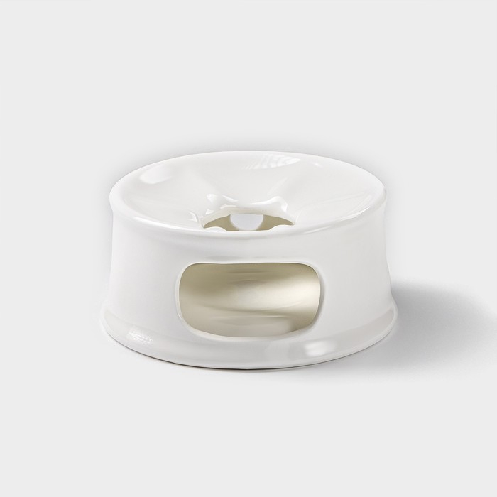 Подставка фарфоровая для подогрева Wilmax, d=13 см, цвет белый Подставка фарфоровая для подогрева Wilmax, d=13 см, цвет белый