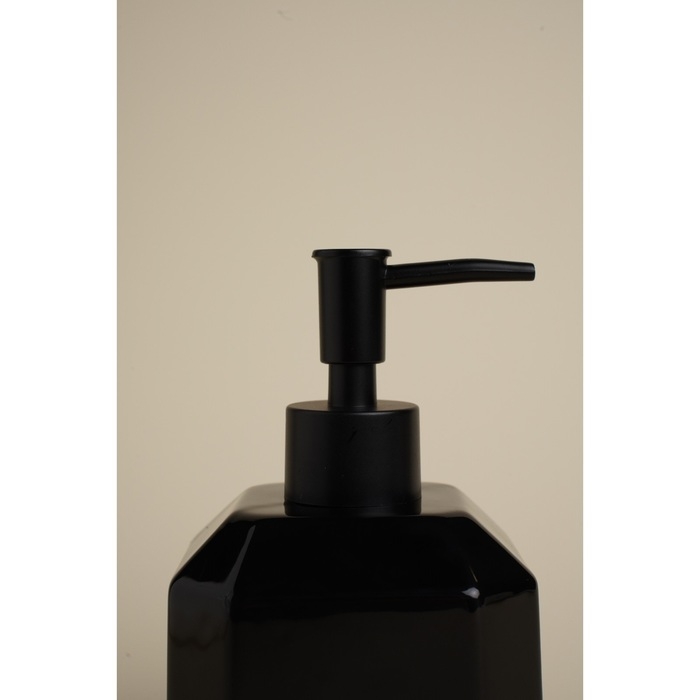 Дозатор для жидкого мыла SL Home «Артемида», 380 мл, цвет черный Дозатор для жидкого мыла SL Home «Артемида», 380 мл, цвет черный