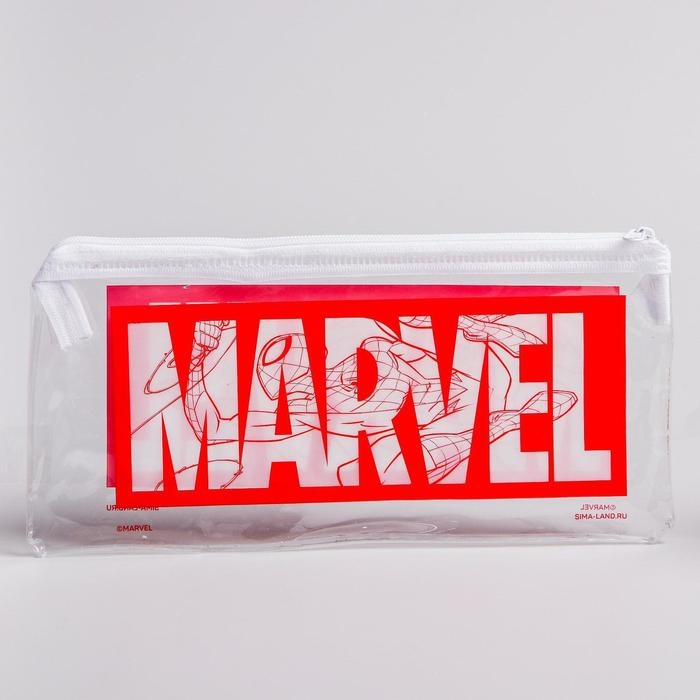 Пенал мягкий, 1 отделение, 95х205 мм, ПВХ, Человек-паук Пенал мягкий, 1 отделение, 95х205 мм, ПВХ, Человек-паук