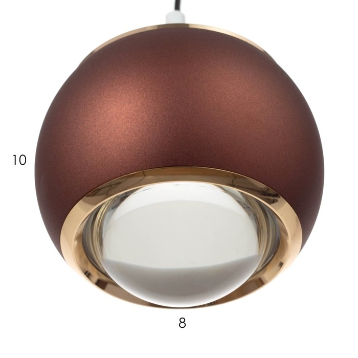 Светильник BayerLux Светильник BayerLux "Лона" 1хLED 12Вт бордовый 9,5х9,5х8-200 см