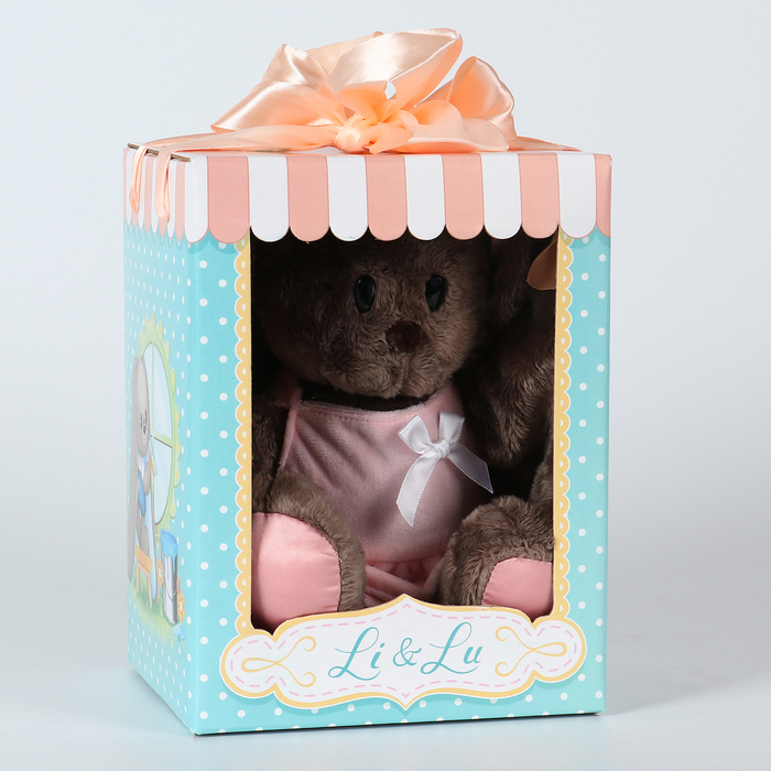 Мягкая игрушка «Леди Li», заяц, 25 см Мягкая игрушка «Леди Li», заяц, 25 см