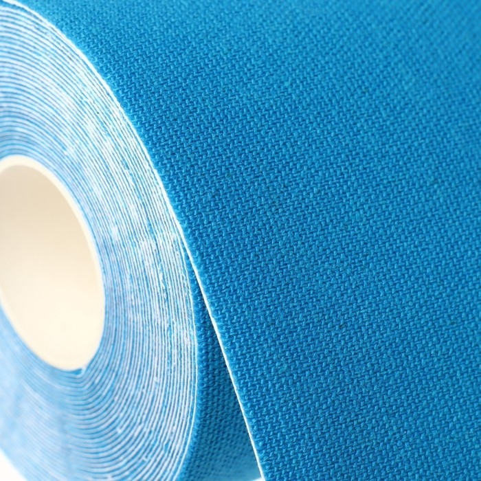 Кинезио - тейп, 7,5 см × 5 м, цвет синий Кинезио - тейп, 7,5 см × 5 м, цвет синий