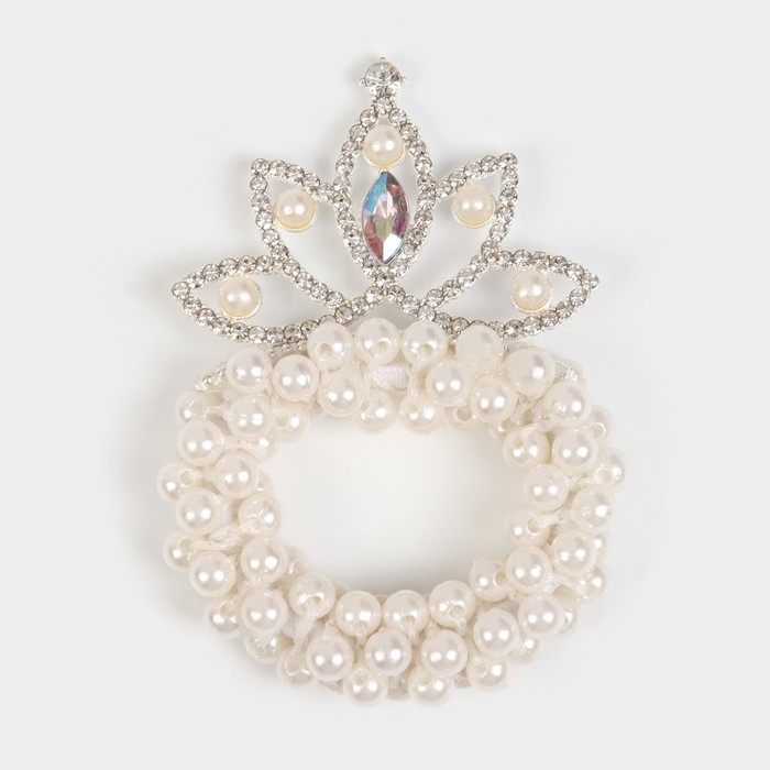 Резинка для волос новогодняя «С новым годом» на Новый год, диам 5 см Резинка для волос новогодняя «С новым годом» на Новый год, диам 5 см