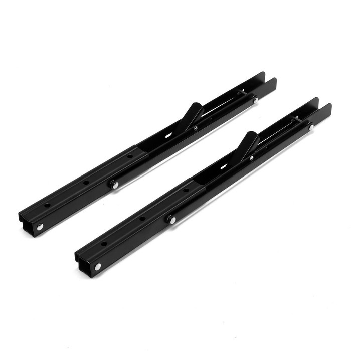 Кронштейн складной для столов и полок ТУНДРА, 2 шт, длина 400 мм, сталь цвет черный Кронштейн складной для столов и полок ТУНДРА, 2 шт, длина 400 мм, сталь цвет черный