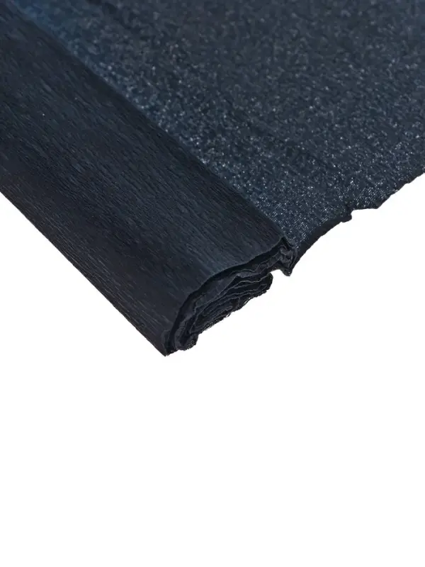 Бумага крепированная 50&times;200 см, в рулоне, 32 г/м&sup2;, чёрная