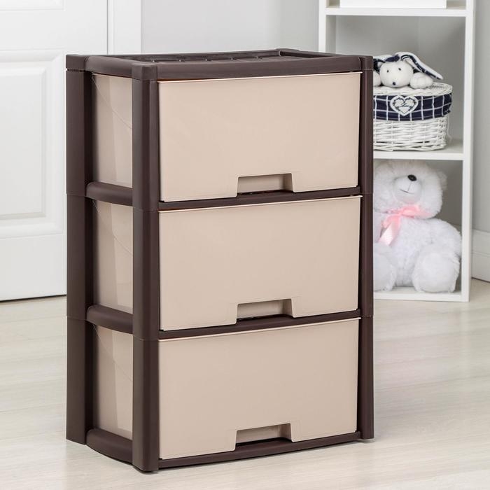 Комод 3-х секционный «Колорит», цвет венге Комод 3-х секционный «Колорит», цвет венге