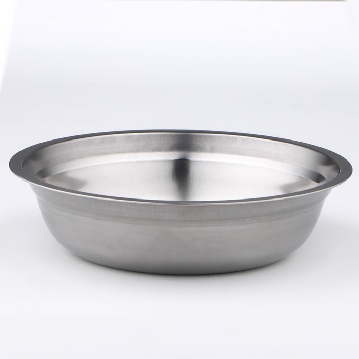 Миска из нержавеющей стали «Мэйли», 1,5 л, 25×6 см Миска из нержавеющей стали «Мэйли», 1,5 л, 25×6 см