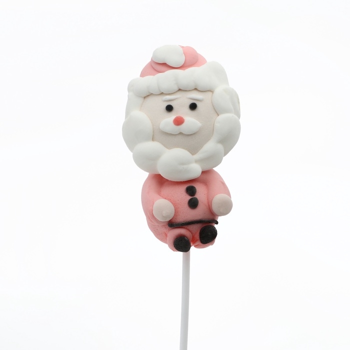 Маршмэллоу на палочке Маршмэллоу на палочке "Дед мороз", 20 г