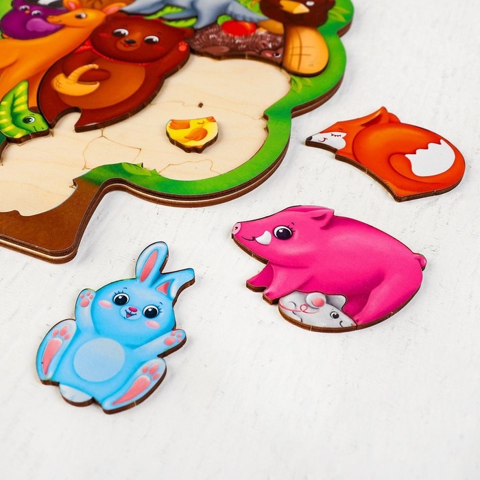 Головоломка «Лесные животные» 28х20 см Головоломка «Лесные животные» 28х20 см