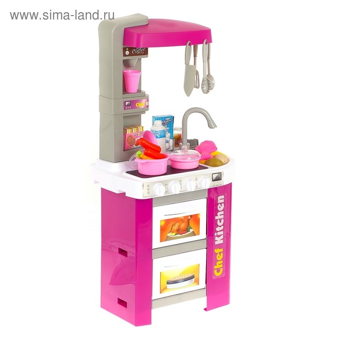 Игровой модуль кухня «Талантливый повар», свет, звук, бежит вода из крана, цвета МИКС Игровой модуль кухня «Талантливый повар», свет, звук, бежит вода из крана, цвета МИКС