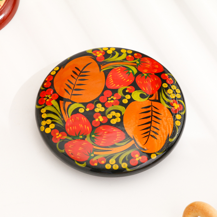 Коробка &laquo;Ягодка&raquo;, большая, 13&times;7 см, хохлома