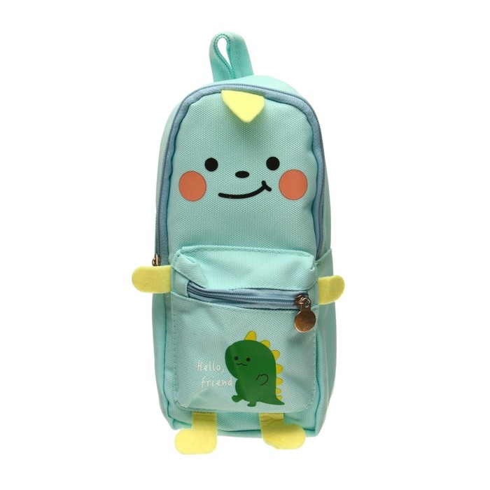 Пенал школьный на молнии Calligrata Пенал школьный на молнии Calligrata "Зверушка", 2 отделения, МИКС