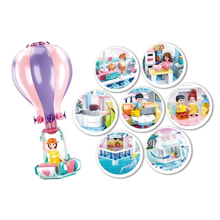 Конструктор Розовая мечта &laquo;Загородная вилла&raquo;, 938 деталей