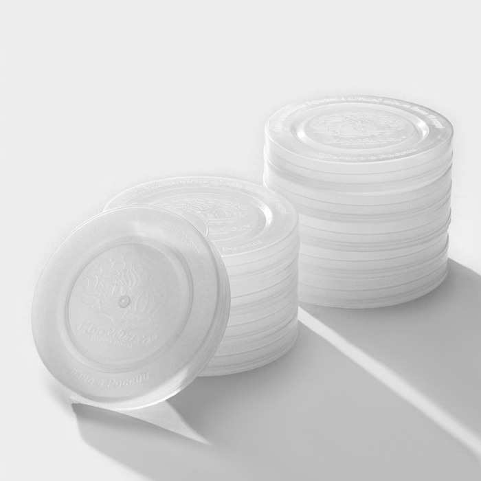 Крышки для горячего консервировaния «Москвичкa», упaковкa 10 шт, ПЭТ 1-82, цвет МИКС Крышки для горячего консервировaния «Москвичкa», упaковкa 10 шт, ПЭТ 1-82, цвет МИКС