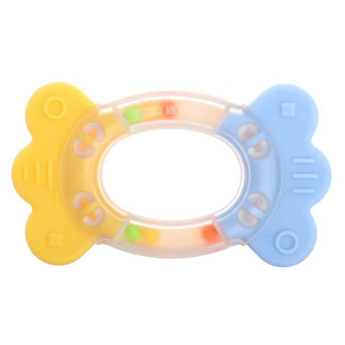 Набор погремушек с прорезывателями «Лаванда», цвета МИКС