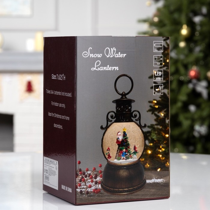 Фигура светодиодная «Сказочные гномы», 20х10.5 см, музыка, батарейки ААх3 (не в комплекте), USB, свечение тёплое белое Фигура светодиодная «Сказочные гномы», 20х10.5 см, музыка, батарейки ААх3 (не в комплекте), USB, свечение тёплое белое