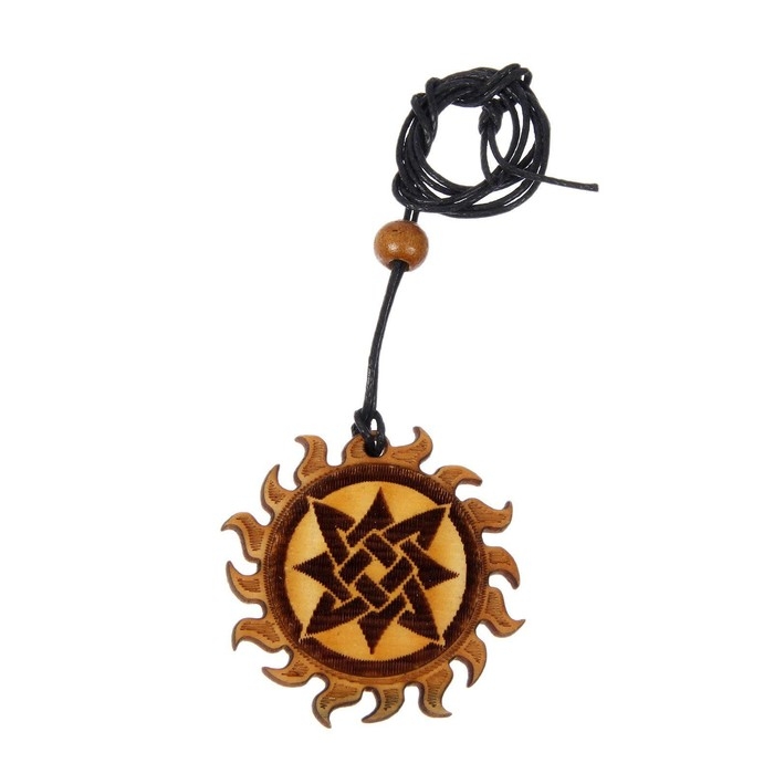 Оберег Оберег "Звезда Лады Богородицы" кедр, защитник женщин и девушек