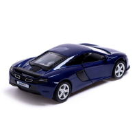 Машина металлическая MCLAREN 650S, 1:32, открываются двери, инерция, цвет синий